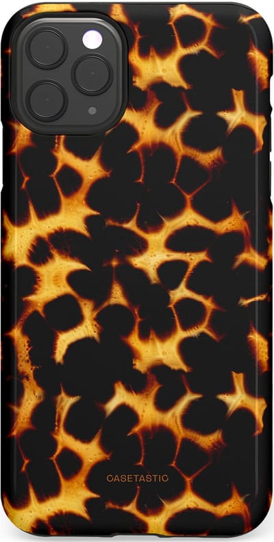 Casetastic Hoesje Geschikt voor Apple iPhone 11 Pro Max - Stijlvolle Beschermende Duo-layer Case - Gevaarlijkspoor