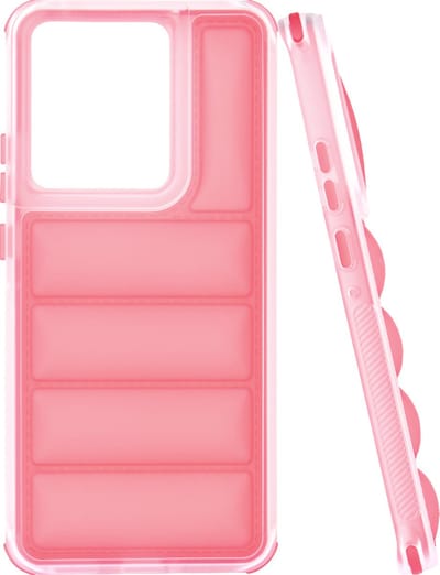 Hoesje geschikt voor Motorola Edge 50 Pro - Techsuit Wave Shield Shockproof Hard Case Back Cover - Rood