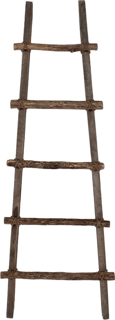 Clayre & Eef Handdoekhouder 140 cm Bruin Hout