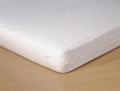 Briljant Home - Matrasbeschermer met rits - 2-persoons (140x200 cm) - Wit