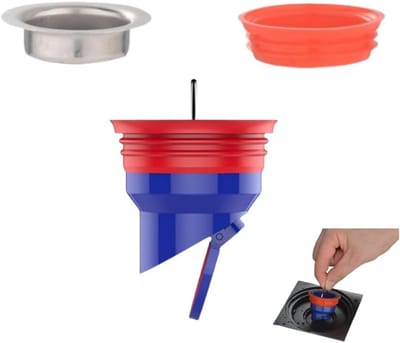 Universele Vloerafvoerput PVC met Terugslagklep voor Douche en Keuken
