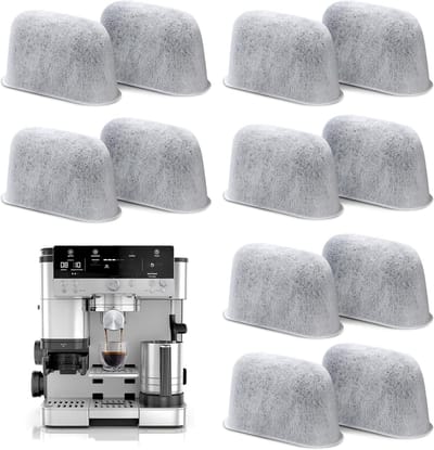 Dailygoods- Waterfilter 12 stuks - Waterfilter Inzetstukken - Koffiefilterhouder - Koffiemachine Accessoires - Verbeterde Koffiesmaak - Eenvoudige Installatie - Koffiefilter
