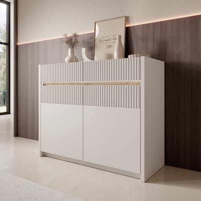 Meubella - Orlano - Dressoir - Beige - 105x42x86 cm