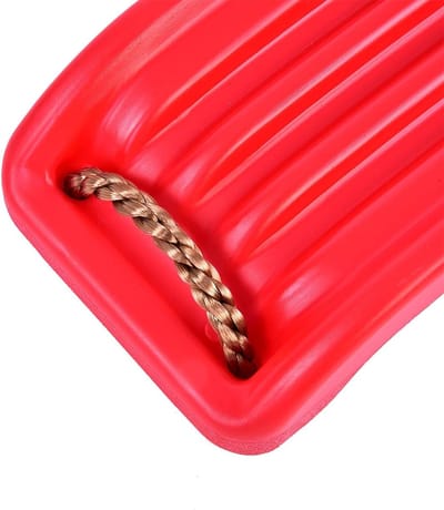 Kinderschommelzitje - Speelzitje Buiten - Buiten Spelen - Verstelbaar Touw - 45 x 165 cm - Rood