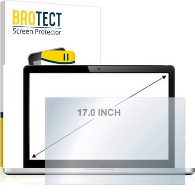 BROTECT - Screenprotector voor Laptops met 17 inch Schermen [368 mm x 229 mm, 16:10] - Folie Beschermfolie Beschermglas matte