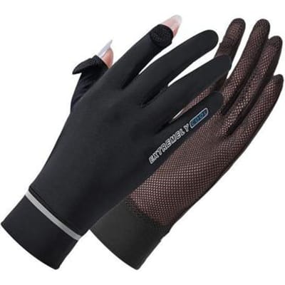 Gants de Protection solaire, 1 paire, résistants à l'usure, Super doux, respirants, résistants aux UV, pour l'équitation en plein air, doigts complets, fournitures de sport