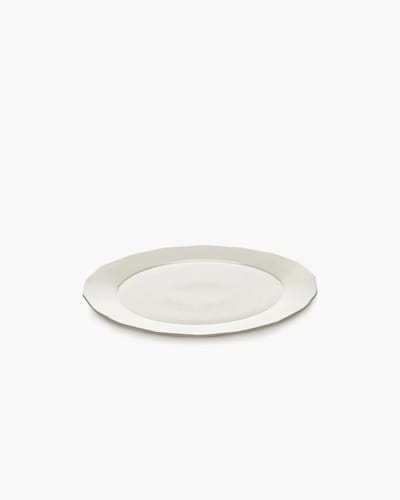 Serax Sergio Herman Silhouette plat bord L D26cm wit
