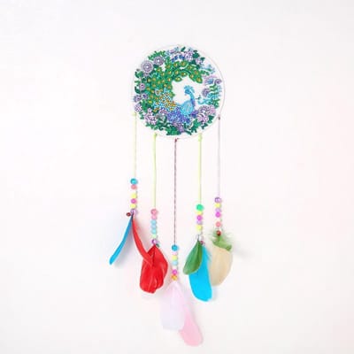 Diamond painting wind bells - Pauw - dromenvanger