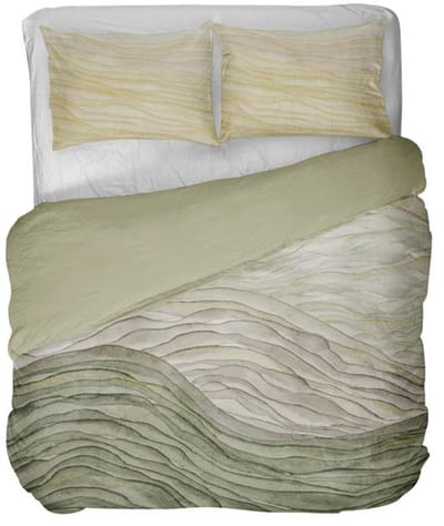 Kayori Zaki Dekbedovertrek - Tweepersoons - 200x200/220 cm - Groen