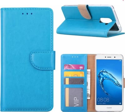 LuxeBass Hoesje geschikt voor Samsung Galaxy A5 2017 - Bookcase Turquoise - portemonnee hoesje gsm hoesje - telefoonhoes - telefoonhoesjes