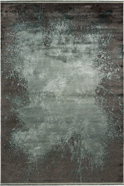 Laagpolig Vloerkleed | Tapijt | Elysee | Abstract | Onyxgroen | 80x150 cm