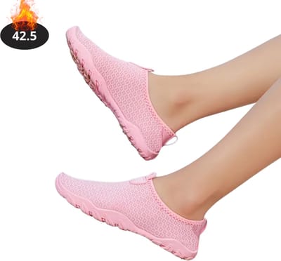 Nivard Waterschoenen Voor Kinderen & Volwassenen - Aqua Shoes - Aquaschoenen - Afzwemschoenen - Zwemles Schoenen - Roze - 42.5