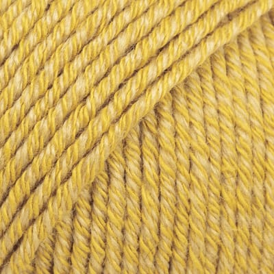 DROPS Cotton Merino Uni Colour - 15 mosterdgeel - Wol/Katoen Garen