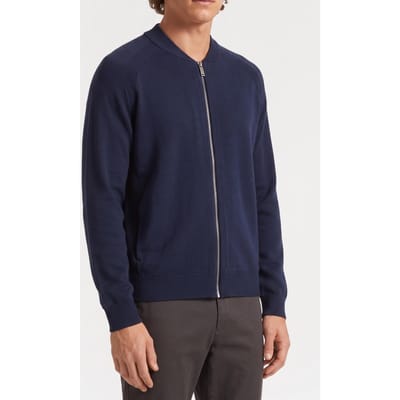 Calvin Klein Technical Zip-up Sweater Dark Sapphire Taglia: M | Cardigan Outlet | Uomo | Blu