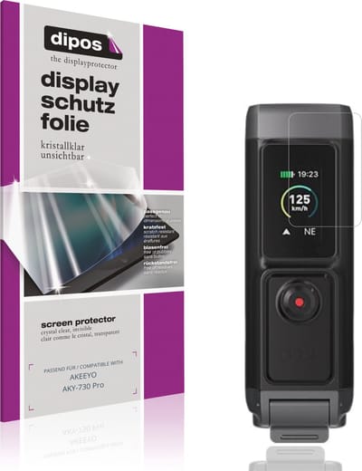 dipos – 4x Beschermfolie geschikt voor AKEEYO AKY-730 Pro | Krasbestendige & heldere Screenprotector Ultra-Thin