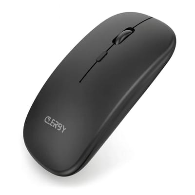 Clerby - Draadloze Muis - Stille klik - Bluetooth - Computermuis - Links & Rechtshandig - Zwart