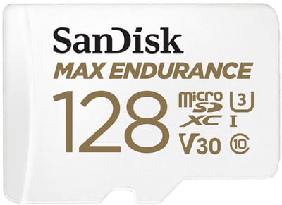 SANDISK MicroSDHC MAX Endurance 128GB incl SD adapter