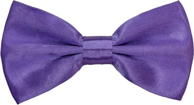 Elegante Paarse Zijden Strikdas voor Heren en Jongens - Perfect voor Bruiloften, Feestjes en Formele Gelegenheden