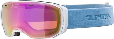 Alpina Estetica Q OTG Skibril | Wit Lichtblauw | Categorie 2