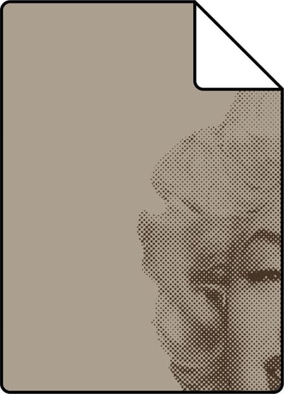 Proefstaal Origin Wallcoverings behang Marilyn Monroe glanzend brons - 26,5 x 21 cm - 326351-S