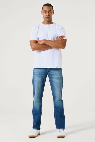GARCIA Ciro Heren Loose Fit Jeans Blauw