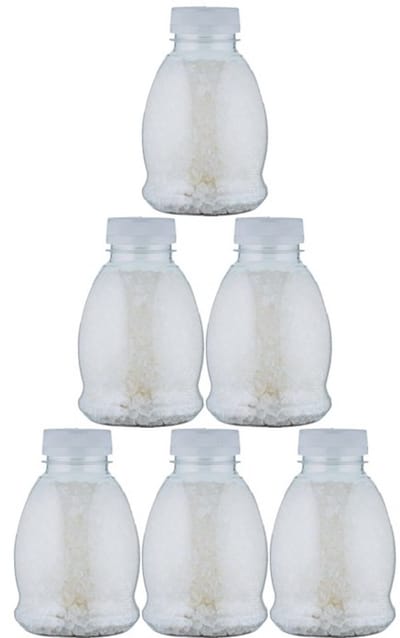 Claudius Badzout No Scent No Colour - 375 gram - Fles met transparant deksel - set van 6 stuks