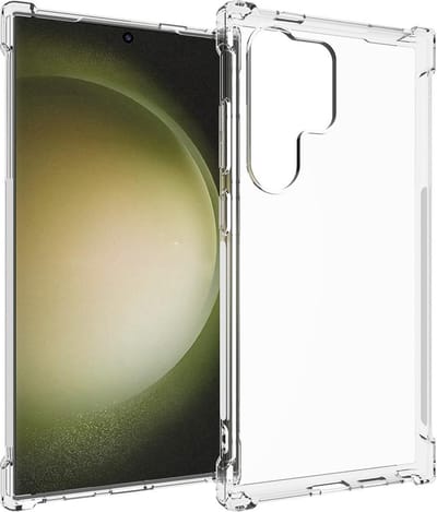 Coverup Hoesje - Geschikt voor Samsung Galaxy S24 Ultra Hoesje - Coverup TPU Back Cover met AirBag Corners - Transparant