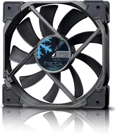 Fractal Design Venturi HP-12 PWM Computer behuizing Ventilator 12 cm Zwart, Grijs