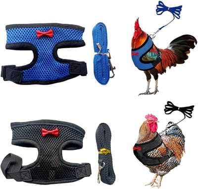 Stunq® Duurzame, Ademende Kip Harnas Set met Treklijnen - Voor Training en Outdoor Activiteiten