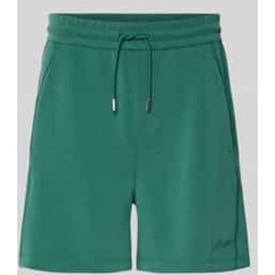 relaxed fit korte broek met tunnelkoord