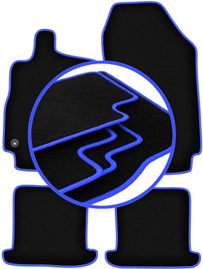 CARLUX-BLUE automatten voor: Renault Megane III cabrio (2008-2015)