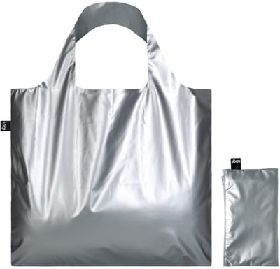 LOQI Bag Large - Silver Metallic