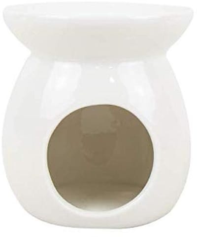 Keramische oliebrander met lange brandduur inclusief 9 Wax Melts