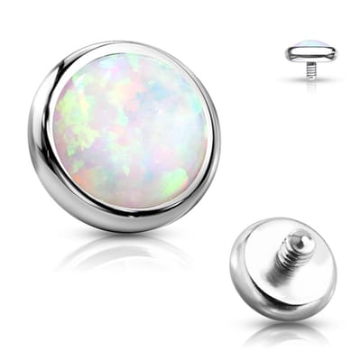 Dermal top 3 mm opal 1.2mm - LMPiercings