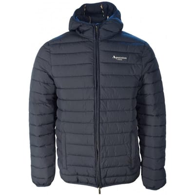 Aquascutum Heren Actief Jasje met capuchon (Marineblauw)