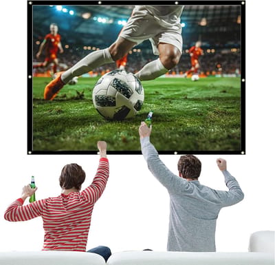 Projectorscherm - Filmscherm Buiten - Thuisbioscoop Creëren - Uitstekende Vlakheid - Tot 120 inch - Grijs