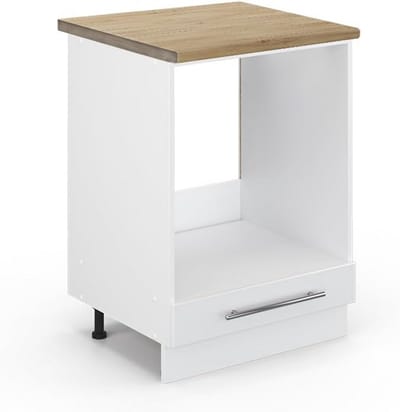 Inbouw Ovenkast 60 cm Wit Hoogglans - Universele Keukenmodule