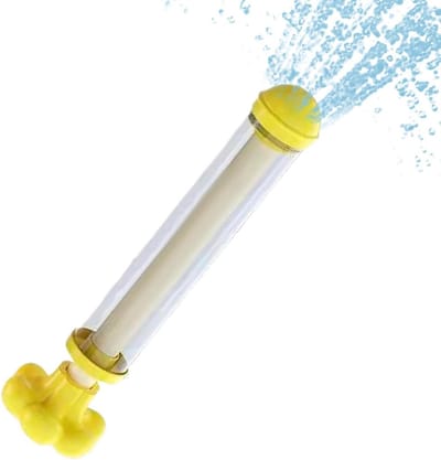 Watersproeier Speelgoed - Waterpret - Buiten Spelen - Dynamische Waterstraal - 27 cm - Geel