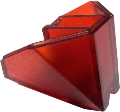Vervangende Naald - Platenspeler Naald - Muziek Luisteren - Hoge Geluidskwaliteit - 2x2x2 cm - Rood