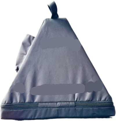 Draagbare klankschaal draagtas draagbare draagtassen kristal zingende piramide stoffen reizen draagtas lichtgewicht reizen voor kommen (9 inch 10 inch paars)