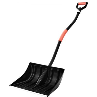 VEVOR Sneeuwschuiver, 420x340 mm Sneeuwruimer met D-vormige handgrepen en aluminium blad, Sneeuwschuiver, Sneeuwschuiver, Sneeuwkrabber, Sneeuwruimgereedschap voor tuin, auto, buitenkamperen