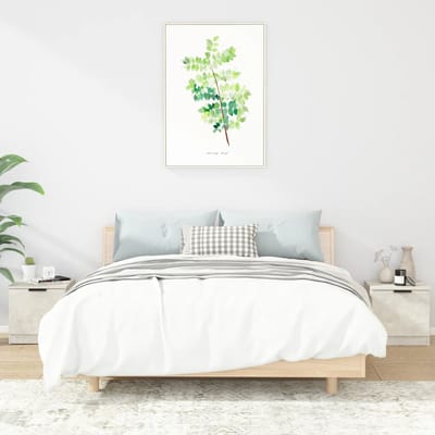 vidaXL - Nachtkastjes - 2 - st - 40x39x40 - cm - betongrijs
