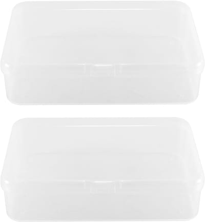 Opbergdozen Plastic - Kleine Bakjes - Sorteren Hobby - Met Deksel - 9 Stuks - Transparant