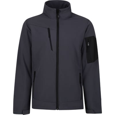 Regatta Heren Arcola Soft Shell Jas (Afdichting Grijs/Zwart)
