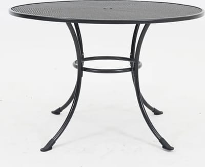 Tafel basic strekmetaal rond d110 antraciet