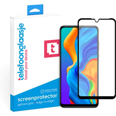 Huawei P30 Lite (New Edition) screenprotector gehard glas Edge to Edge