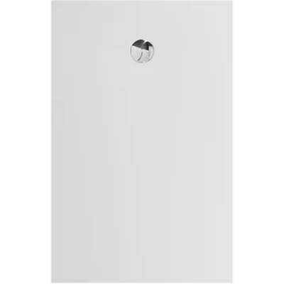 Allibert - Douchebak - Karbon 140 X 90 Cm - Polybeton - Wit