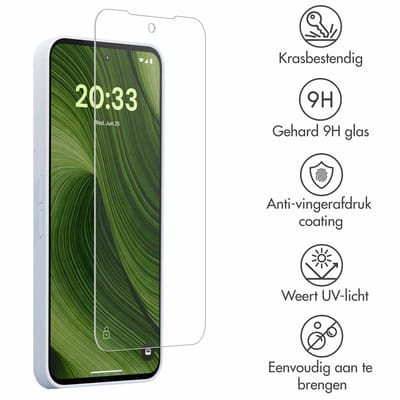 Accezz Screen Protector - Geschikt voor Fairphone 6 / Fairphone 6+ - Gehard Glas Screenprotector
