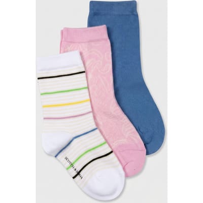Scotch & Soda Girl 3pk Kids Non Terry Crew Purple Taglia: S | Biancheria Intima Outlet | kids | Viola