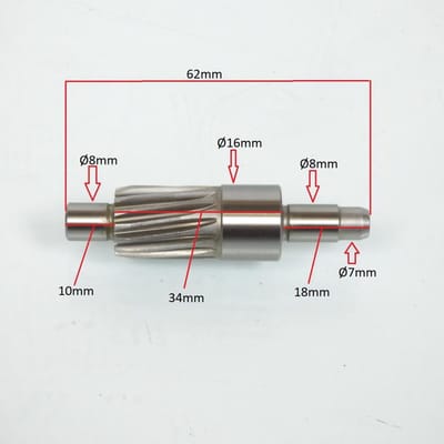 Pignon engrenage compte tour pour moto Yamaha 125 RS DX 1V1-17841-00